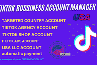 create US tiktok agency account, ugc video, ai tiktok agency, tiktok ads