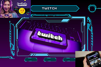 create a twitch overlay twitch banner twitch logo twitch vod twitch emotes