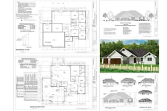 drawing architectural floor plan adu drawing deck shed patio garage city permit