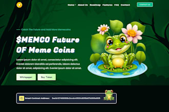 create crypto token website, meme coin, pumpfun coins, ico