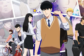 do webtoon promotion in 24hrs superfast and be your series manager