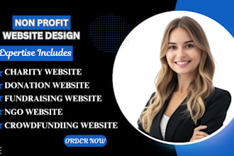 create wordpress non profit website, charity, ngo, nonprofit