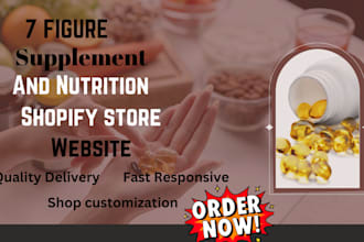 create supplement website nutrition supplement store health supplement website