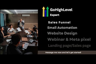 do gohighlevel ghl salesfunnel metapixel websitedesign automation webinar ghl
