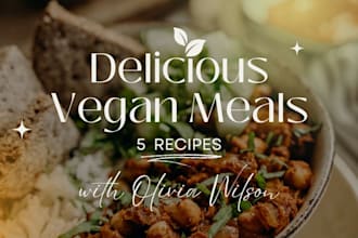 custom vegan meal plans, recipes for a healthier lifestyle