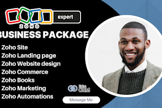 setup zoho crm, zoho one, zoho commerce, zoho sites, zoho books, zoho mail