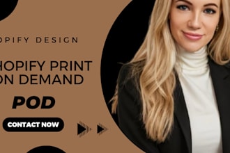 design print on demand shopify store printful printify redesign shopify store