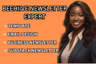 setup beehiiv substack newsletter email design business newsletter web template