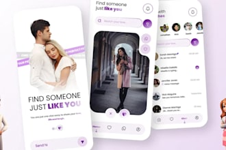 develop dating app like badoo,tinder,bumble, hinge,okcupid,matchcom,callingapp