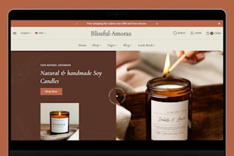 design candle shopify store candle store candle label design candle website