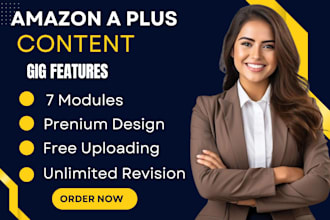 design premium amazon a plus content, amazon ebc