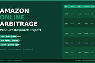 do profitable amazon online arbitrage product research for USA market
