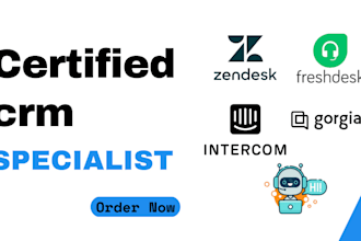 setup zendesk gorgias crm intercom chatbot freshdesk client portal shopify ai