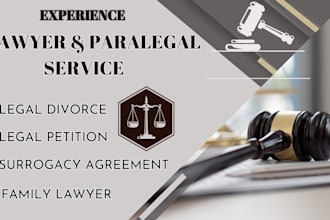be your online lawyer for legal writing research document contract legal memos