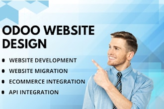 create odoo website, and odoo ecommerce setup