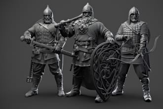 sculpt printable 3d action figure articulated 3d sculpting 3d toy model stl file