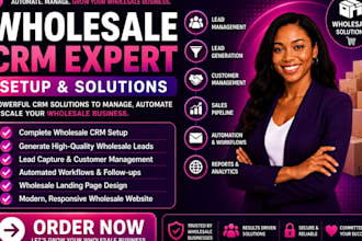 setup wholesale crm wholesale leads wholesale landing page wholesale website