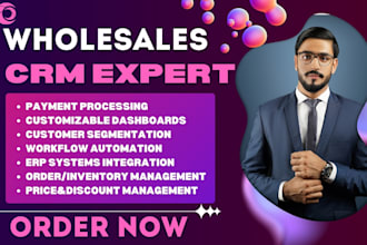setup wholesales crm wholesales leads wholesales landing page wholesales website