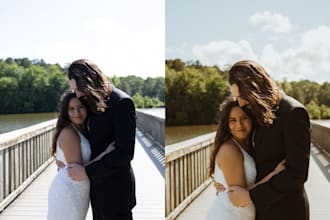 cull and edit wedding photos