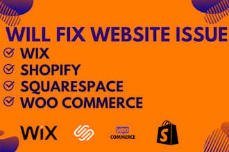 help fix wix website bugs fix improve mobile on wix wordpress shopify website