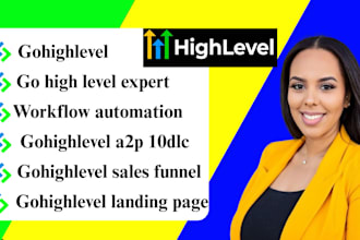 gohighlevel workflow automation gohighlevel a2p 10dlc go high level expert
