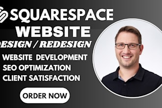 build and redesign your squarespace website with full responsive development