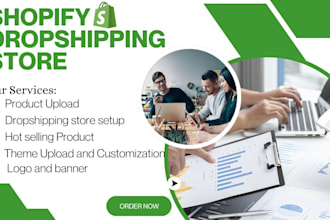 create an automated and high responsive shopify dropshipping store shopify web