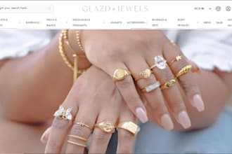jewelry shopify store jewelry website necklace ring sunglass dropshipping store