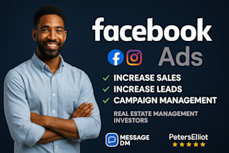 setup facebook and instagram ads to grow leads real estate management investors