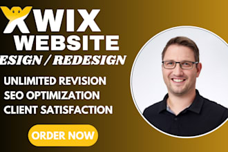 build and redesign a professional wix business website with expert development
