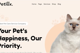build pet shopify store, pet supplies store, pet food, pet dropshipping store
