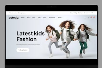 design baby shopify store baby store baby clothing store baby care website