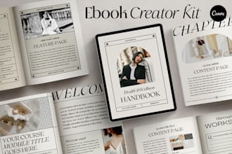 canva ebook design ebook workbook design lead magnet ebook filable PDF