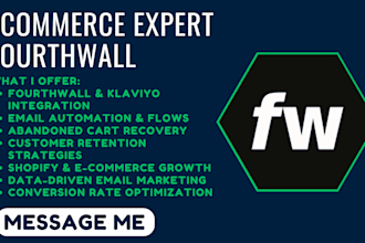 setup fourthwall klaviyo abandoned checkout reminders and email automation