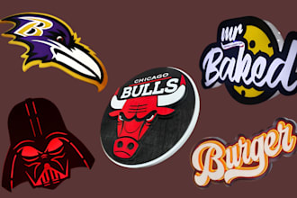design 3d lightbox, 3d logo, keychain, coaster , 3mf and stl in 24 hours