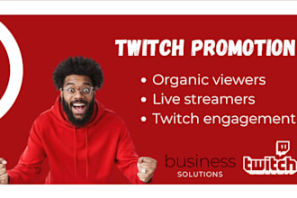 twitch channel promotion organic twitch live viewers twitch streaming engagement