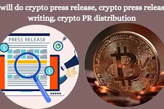 do crypto press release, crypto press release writing, crypto PR distribution