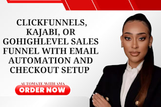 design clickfunnels kajabi gohighlevel website sales zapier automation expert