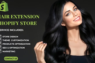hair store hair website beauty website wig store hair extension shopify store