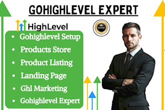 setup gohighlevel product store, product listing, landing page, ghl marketing