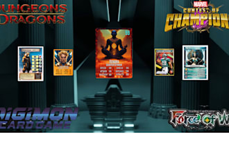 create custom card game design and illustration for board or trading games