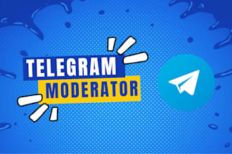 professionally moderator your telegram group