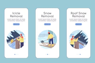 develop snow plow app, lawn mowing app, lawn care website