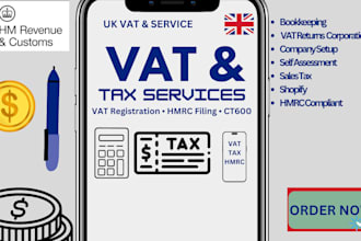 handle your UK vat registration returns and hmrc filings