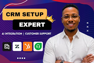 setup gorgias hubspot zendesk intercom freshdesk CRM with ai chatbot for shopify
