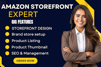 design amazon storefront, create brandstore, ebc design, fba store setup