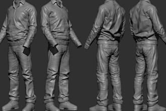 make any 3d clothing mockups for 3d fashion apparel in clo3