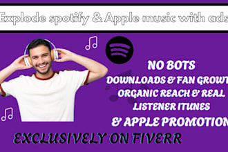 create and publish ads to promote your spotify music