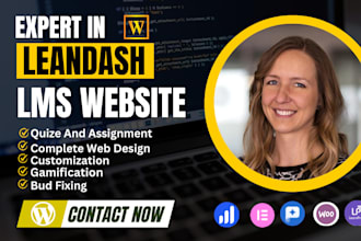 build wordpress ims website using learndash, learnpress, wplms and tutor lms