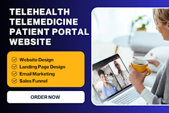 do telehealth website telemedicine website patient portal website on wordpress